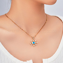 Ожерелья в стиле бохо с подвеской в виде снежинки в виде глаза BS2376