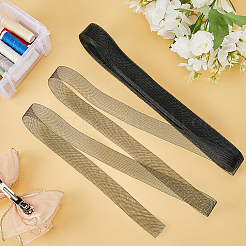 Эластичные ленты из полиэстера с декоративной сеткой OCOR-WH0071-88B-02