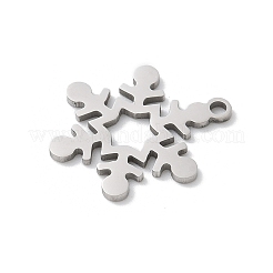 Pendentifs de Noël en acier inoxydable 201&nbsp;STAS-S157-02E-P