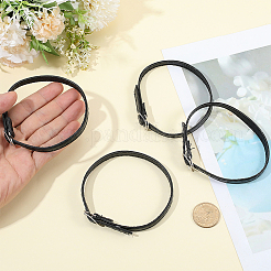 2 пара двухцветных женских регулируемых съемных ремешков из искусственной кожи для обуви на высоком каблуке&nbsp;AJEW-CL0002-06B