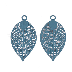 Pendentifs en filigrane d'acier inoxydable 430&nbsp;STAS-S108-01A
