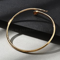 Латунь манжеты браслеты для женщин&nbsp;BJEW-F482-12G