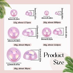 70 г 5 стиля АБС пластик имитация жемчуга кабошоны&nbsp;OACR-SC0001-45H