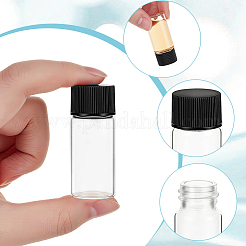ガラス製の空のサンプルボトル50個  コラム  透明  22x51.5mm  内径：11.5mm  容量：10ml（0.34fl.oz）&nbsp;CON-PH0003-45