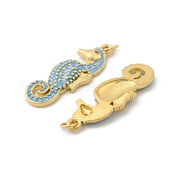 Кулоны с эмалью из латуни с прозрачным кубическим цирконием&nbsp;KK-G537-03G