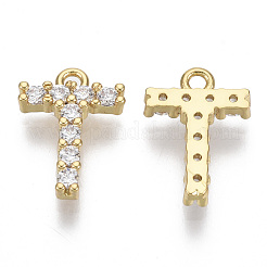 Ottone micro spianare fascino zirconi&nbsp;KK-T060-05-T-G-NF
