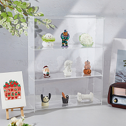 3-ярусная прозрачная акриловая витрина для минифигурок ODIS-WH0061-50A