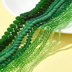 Стеклянные бусины с гальваническим покрытием &nbsp;EGLA-FS0001-42B