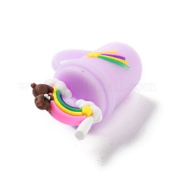 Большие подвески из непрозрачного пластика из ПВХ X-KY-D022-05C