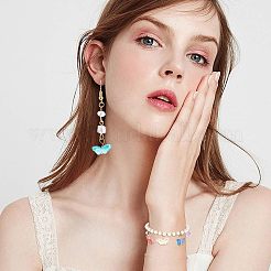 Гальванизируйте прозрачные стеклянные бусины&nbsp;EGLA-FH0001-05