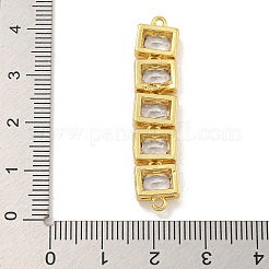 Латунь с покрытием из прозрачного кубического циркония&nbsp;KK-C074-19G-01