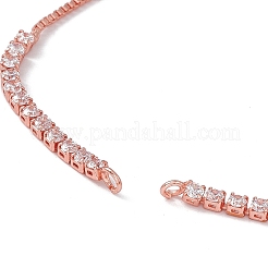 Изготовление браслета-ползунка из латуни со стразами&nbsp;KK-E068-VD015-3