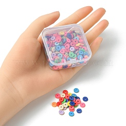 1 нить бусин ручной работы из полимерной глины CLAY-YW0001-85