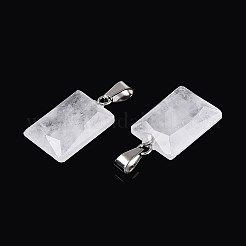 Природного кварца хрустальных подвесок&nbsp;G-N349-17P-03