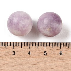 Натуральный лепидолит сферические бусины без отверстий G-K353-04D-38