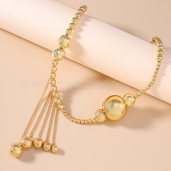 Сплав и пластиковые шарики с кисточками на талии и животе FS-WG3B010-01