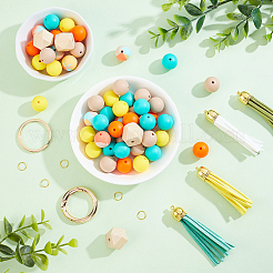 Набор для самостоятельного изготовления бисерного брелока-браслета&nbsp;DIY-CA0004-43