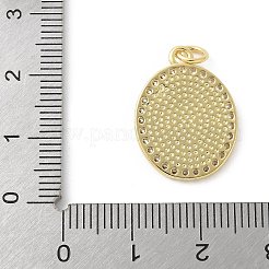 Латунные микро проложить кубического циркония подвески KK-P294-08G