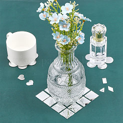 240 шт. 6 стиля стеклянного зеркала&nbsp;AJEW-GL0001-58