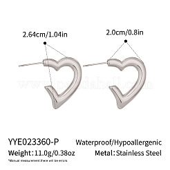 Ohrstecker aus 304 Edelstahl für Damen&nbsp;YK4043-2