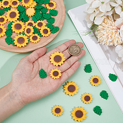 30шт 2 стиля непрозрачные кабошоны из смолы&nbsp;RESI-SC0036-59