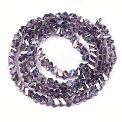 Гальванизируйте прозрачное стекло бисер нитей&nbsp;LS-GLAA-N021-4mm-01