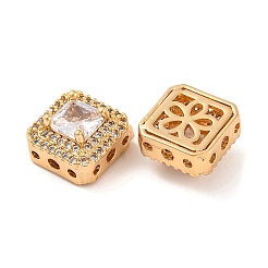 Латунные микропаве из прозрачного кубического циркония&nbsp;LS-KK-S389-29G