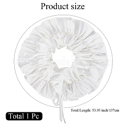 Polyester Damen Tüll Kragen&nbsp;AJEW-WH20072-25A