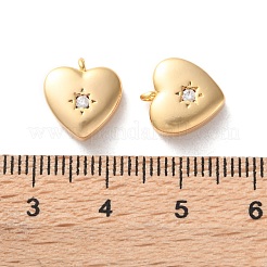 Латунные микропаве прозрачные подвески с фианитом KK-L221-001G