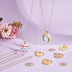 Наборы для самостоятельного изготовления ожерелий из железа и сплава&nbsp;DIY-NB0014-07G