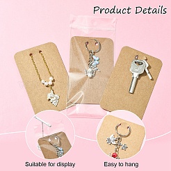 50 шт. пустые бумажные брелки для карточек-дисплеев&nbsp;CDIS-YW0001-15