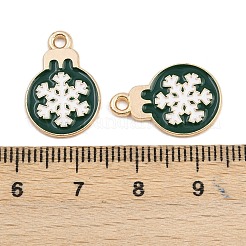 Новогодняя тема сплава эмали подвески FIND-I065-02J-KCG02