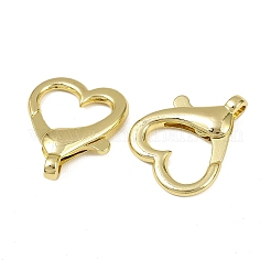 Сердце латуни омаров коготь застежками KK-I358-018G