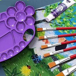 Палитра для рисования своими руками силиконовые Молды&nbsp;DIY-K058-06