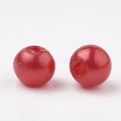 Пластиковые бусины abs&nbsp;OACR-Q004-6mm-01