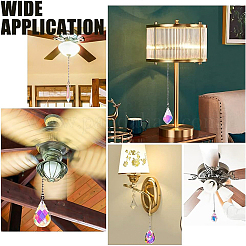 5шт стеклянный потолочный вентилятор тянуть цепи удлинители AJEW-BC0003-48