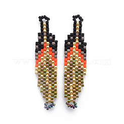 Подвески из японского бисера Миюки & toho ручной работы SEED-A027-C03