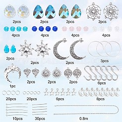 Наборы для изготовления подвесок из сплава луны и солнца DIY-SC0020-15