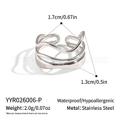 Anillos de puño ondulados en capas de acero inoxidable 304&nbsp;IP1219-3