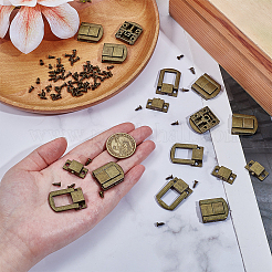 12 сумки замки для кошельков из сплава&nbsp;FIND-NB0006-42AB