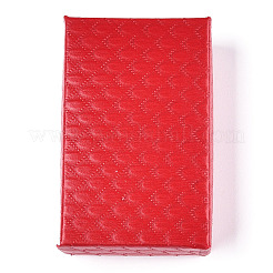 Шкатулки для драгоценностей из фактурного картона с ромбами&nbsp;CBOX-T006-02D