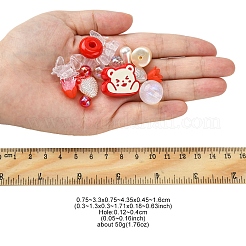 Непрозрачные и прозрачные акриловые бусины&nbsp;MACR-YW0002-01F