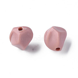 Opake Legierung Perlen, Nuggets, rosa, 16.5x15x13.5 mm, Bohrung: 2.5 mm, ca. 340 Stk. / 500 g