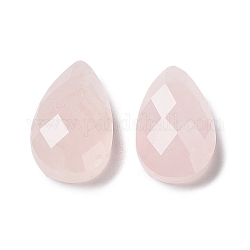Cabochons de quartz rose naturel, facette, larme, 12.5~13x8x5~5.5mm