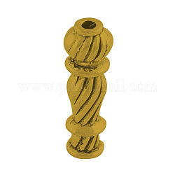 Tibetan Style Tube Beads, Lead Free , Antique Golden, 22.5x7mm, Hole: 2mm, about 420pcs/1000g