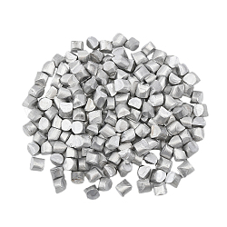 Perlas de aluminio chgcraft 300g, propósito especial para acería, plata, 9.5~10.5x10x9mm