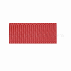 Rubans gros-grain en polyester haute densité, rouge, 1 pouce (25.4 mm), environ 100 yards / rouleau