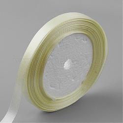 Single Face Satin Ribbon, Polyester Ribbon, Beige, 3/4 inch(20mm), about 25yards/roll(22.86m/roll), 250yards/group(228.6m/group), 10rolls/group