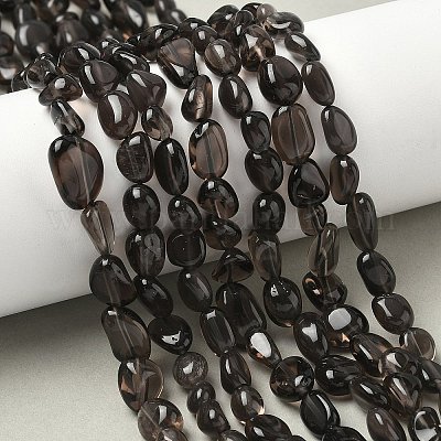Природные обсидиана бисер нитей G-P497-01A-15-1