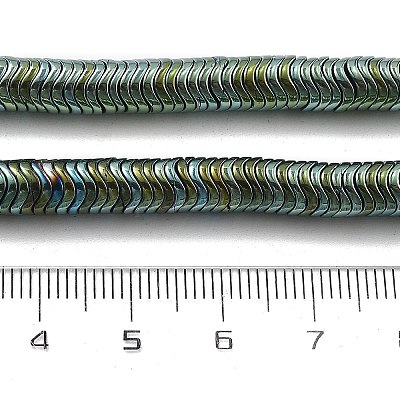 Гальванические нити из синтетических немагнитных гематитовых бусин G-B132-A01-01E-1